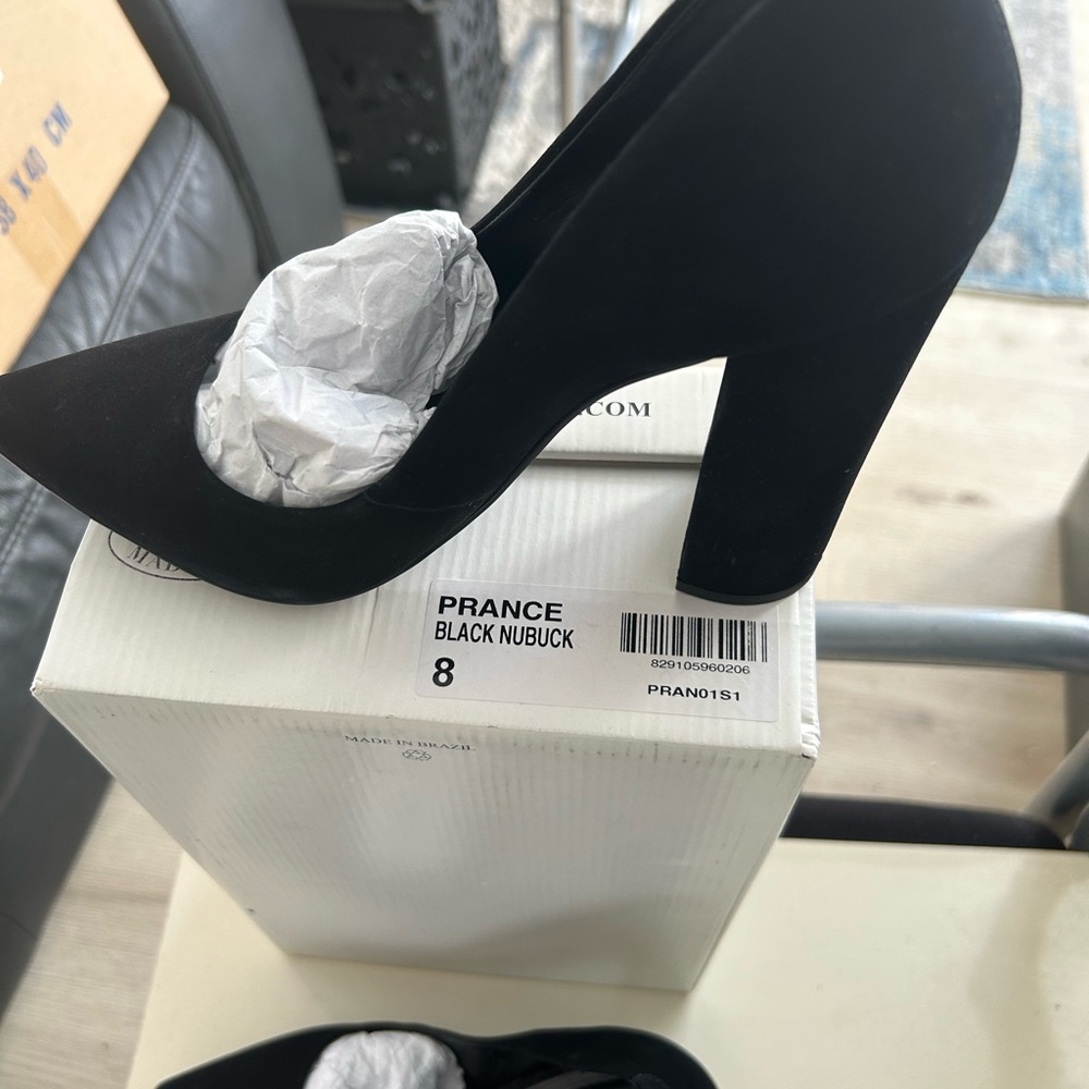 Black Nubuck Women's Shoes